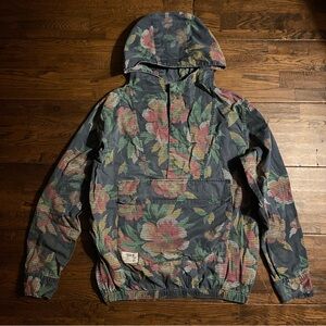 Floral Hooded Women's Jacket